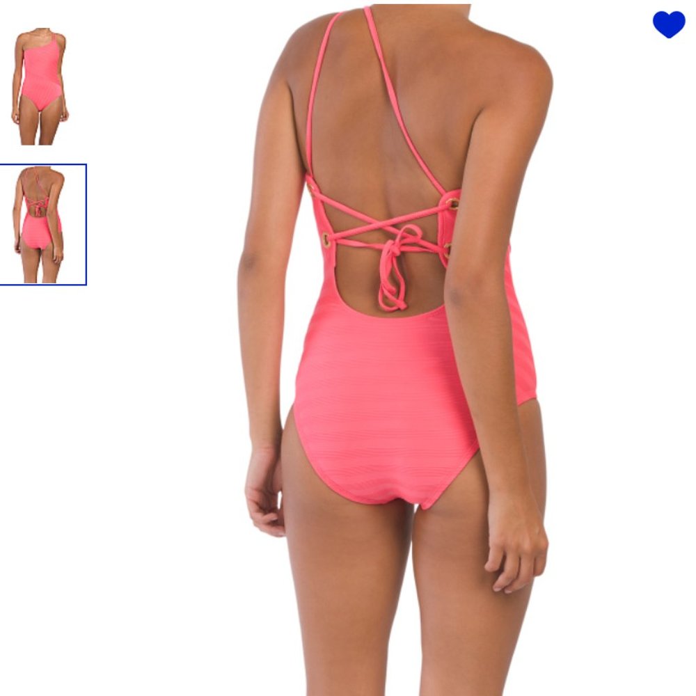 LA BLANCA Linea Costa One Shoulder One-piece Swimsuit - Picture 2 of 6